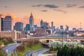 Atlanta, Georgia, USA Downtown Skyline at Dusk Royalty Free Stock Photo