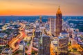 Atlanta, Georgia, USA Skyline Royalty Free Stock Photo