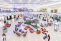 ATLANTA - January 19, 2016: Atlanta International Airport, interior, GA.