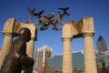 Atlanta Olympic sculpture in Centennial Park Royalty Free Stock Photo