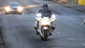 Atlanta Police officers on motorbike - ATLANTA, USA - APRIL 22, 2016