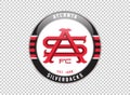Atlanta Silverbacks FC USA football club on transparent background Vector illustration Royalty Free Stock Photo