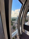 Atlanta sky eye air-conditioned ferris wheel Royalty Free Stock Photo