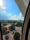 Atlanta air-conditioned ferris wheel Royalty Free Stock Photo