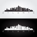 Atlanta skyline silhouette