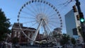 Atlanta Skyview Giant Wheel at Downtown - ATLANTA, USA - APRIL 22, 2016