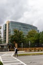 ATLANTA, UNITED STATES - Sep 26, 2020: Exterior of the CDC Headquarters in Atlanta, Georgia located on 1600 Clifton Road Royalty Free Stock Photo