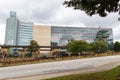 ATLANTA, UNITED STATES - Sep 26, 2020: Exterior of the CDC Headquarters in Atlanta, Georgia located on 1600 Clifton Road Royalty Free Stock Photo