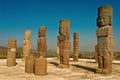 Atlantean figure in Tula. Mexico Royalty Free Stock Photo