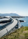 Atlanterhavsvegen - Atlantic Road in Norway Royalty Free Stock Photo