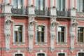 Atlantes of Palace Beloselsky-Belozersky Sergievsky Palace, St. Petersburg, Russia Royalty Free Stock Photo