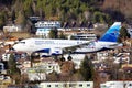 Atlantic Airways at Innsbruck Airport, INN, Faroe Islands livery