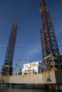 The Atlantic Amsterdam platform at the port of Hirtshals Denmark