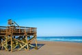 Atlantic Beach in Jacksonville of florida USA Royalty Free Stock Photo