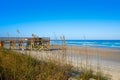 Atlantic Beach in Jacksonville of florida USA Royalty Free Stock Photo