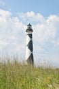 Atlantic Beach North Carolina Cape Lookout Lighthouse Royalty Free Stock Photo