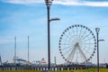 ATLANTIC CITY, NEW JERSEY - JUNE 18, 2019:  Park at Steel Pier Atlantic City Royalty Free Stock Photo