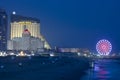 Atlantic City, New Jersey at night Royalty Free Stock Photo