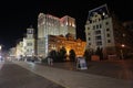 ATLANTIC CITY, USA 2.09.2020 - Boardwalk view on Caesars hotel and casino