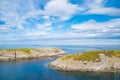 Atlantic coast in norway Royalty Free Stock Photo