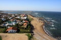 Atlantic coastline, La Paloma, Uruguay Royalty Free Stock Photo