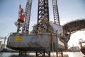 The Atlantic Esbjerg platform at the port of Hirtshals Denmark