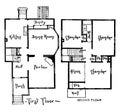 The Atlantic Floor Plans, variety of amenities and is conveniently, vintage engraving Royalty Free Stock Photo