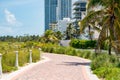 Atlantic Greenway Miami Beach FL pathway