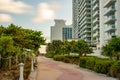 Atlantic Greenway Miami Beach pedestrian pathway