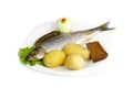 Atlantic herring with boiled potatoes