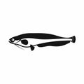 Atlantic mackerel, Scomber scombrus icon Royalty Free Stock Photo