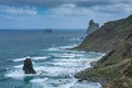 , atlantic ocean, Canary Islands, Waves on the rocky coast