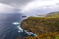 Atlantic Ocean coast of Sao Miguel Island, Azores, Portugal Royalty Free Stock Photo