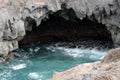 The Atlantic Ocean digs holes in the lava