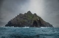 Atlantic Ocean.Island Skellig Michael.Ireland Royalty Free Stock Photo