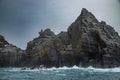 Atlantic Ocean.Island Skellig Michael.Ireland Royalty Free Stock Photo