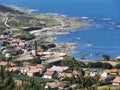 The Atlantic ocean in the open sea. In Galicia Northwest Spain. Royalty Free Stock Photo