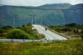 The Atlantic Ocean Road - Atlanterhavsveien in Norway Royalty Free Stock Photo
