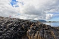 The Atlantic Ocean Road - Atlanterhavsveien, Norway Royalty Free Stock Photo