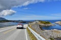 The Atlantic Ocean Road - Atlanterhavsveien in Norway Royalty Free Stock Photo