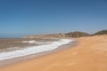 Atlantic ocean sand beach on central Morocco, Royalty Free Stock Photo