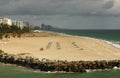 Beautifull sand beach at Florida Royalty Free Stock Photo