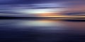 Ocean Blue Abstract Sunset at Chatham, Cape Cod Royalty Free Stock Photo