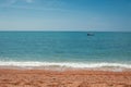 Atlantic Ocean waves come rolling in on a beach in England UK Royalty Free Stock Photo