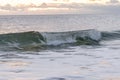 Atlantic Ocean waves crashing ashore onto the beach Royalty Free Stock Photo