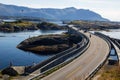 Atlantic road near Molde in South Norway