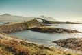 The Atlantic Road, view from walking path, Norway Royalty Free Stock Photo