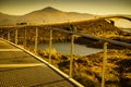 The Atlantic Road, view from walking path, Norway Royalty Free Stock Photo