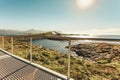 The Atlantic Road, view from walking path, Norway Royalty Free Stock Photo