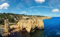 Atlantic rocky coast view (Algarve, Portugal